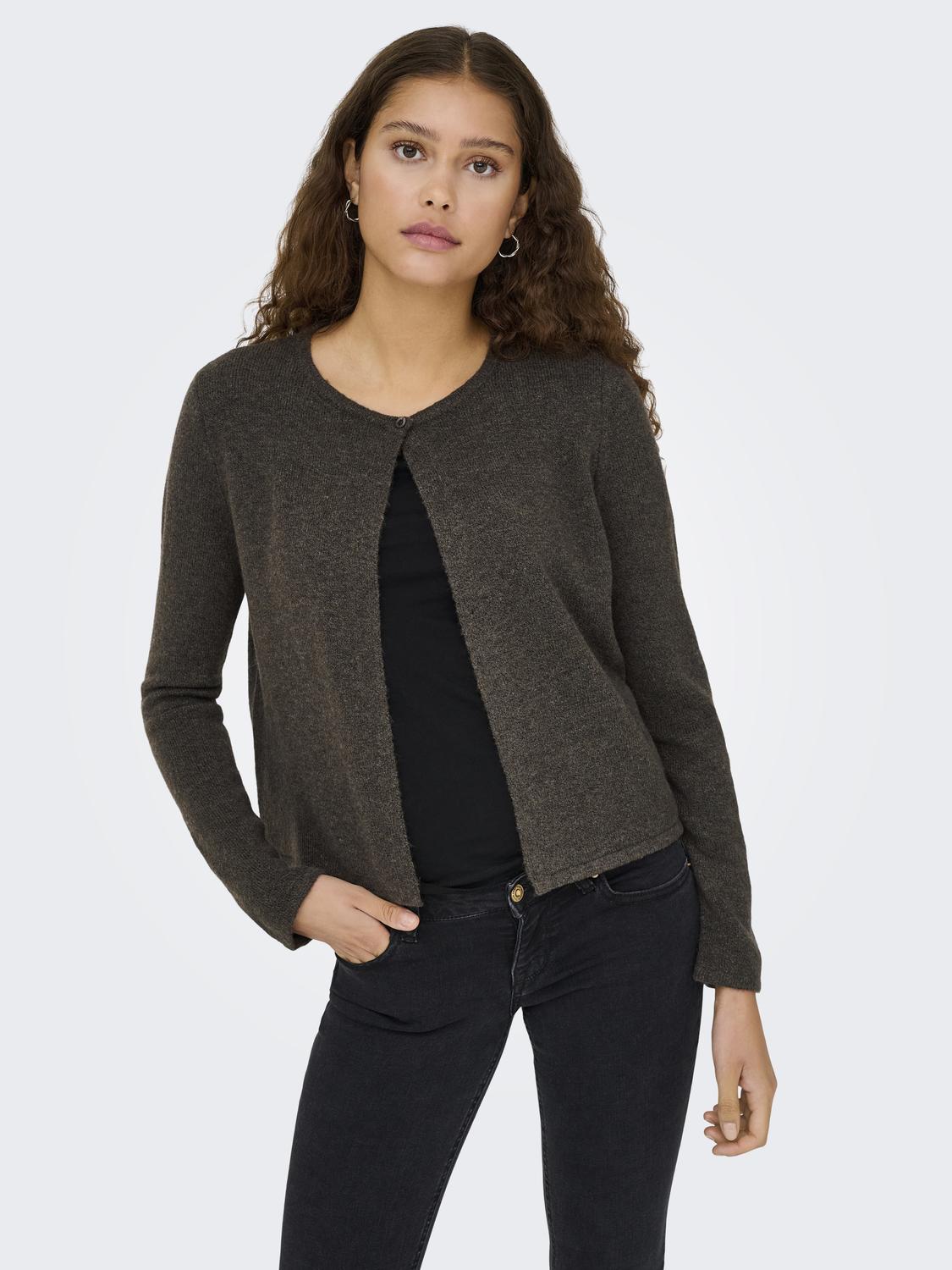 JDYRUE L/S ONEBUTTON CARDI KNT NOOS - 4