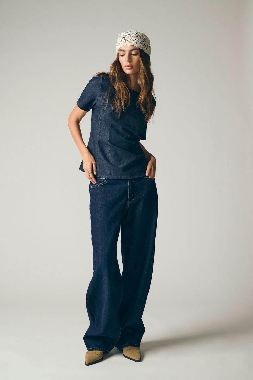 ONLTAMMY S/S FITTED DNM SHIRT YOR