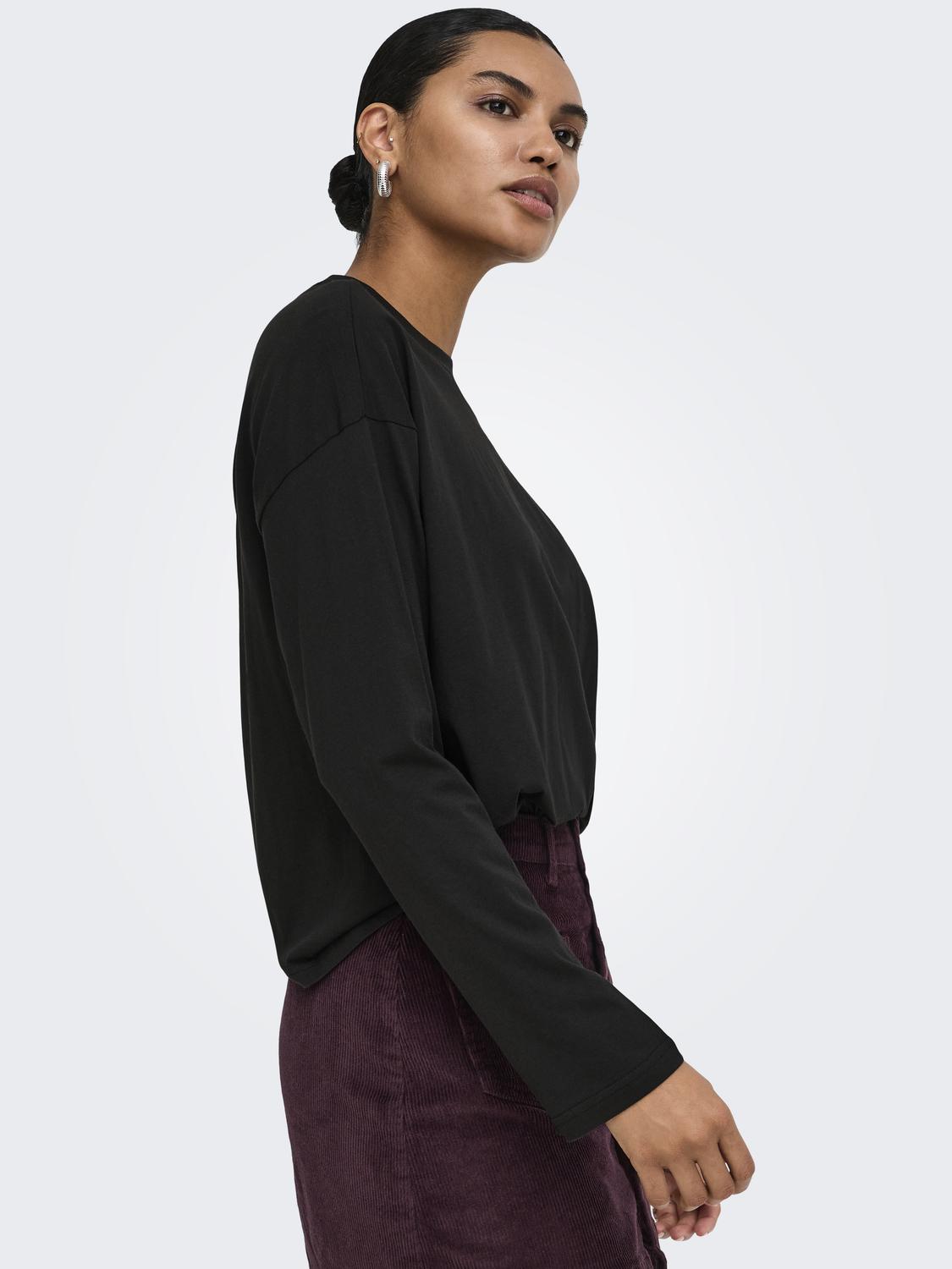 ONLHAPPY L/S O-NECK TEE CC JRS - 5