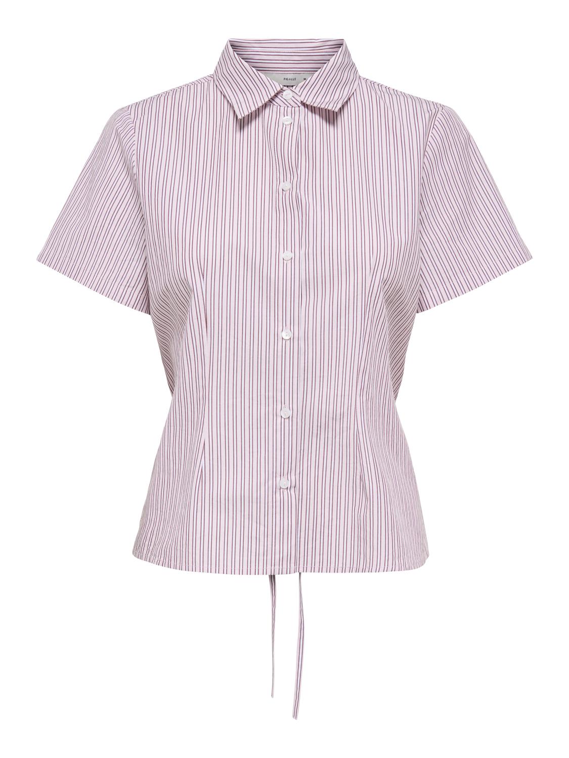 PGCASANDRA S/S TIE SHIRT WVN