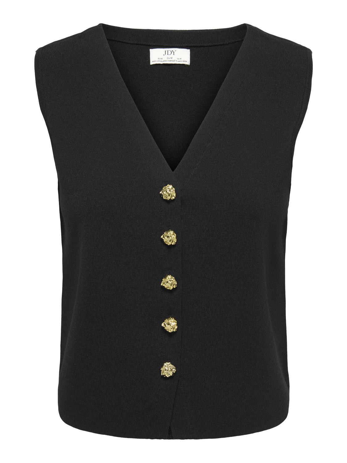 JDYASTRA S/L BUTTON VEST KNT NOOS - 3