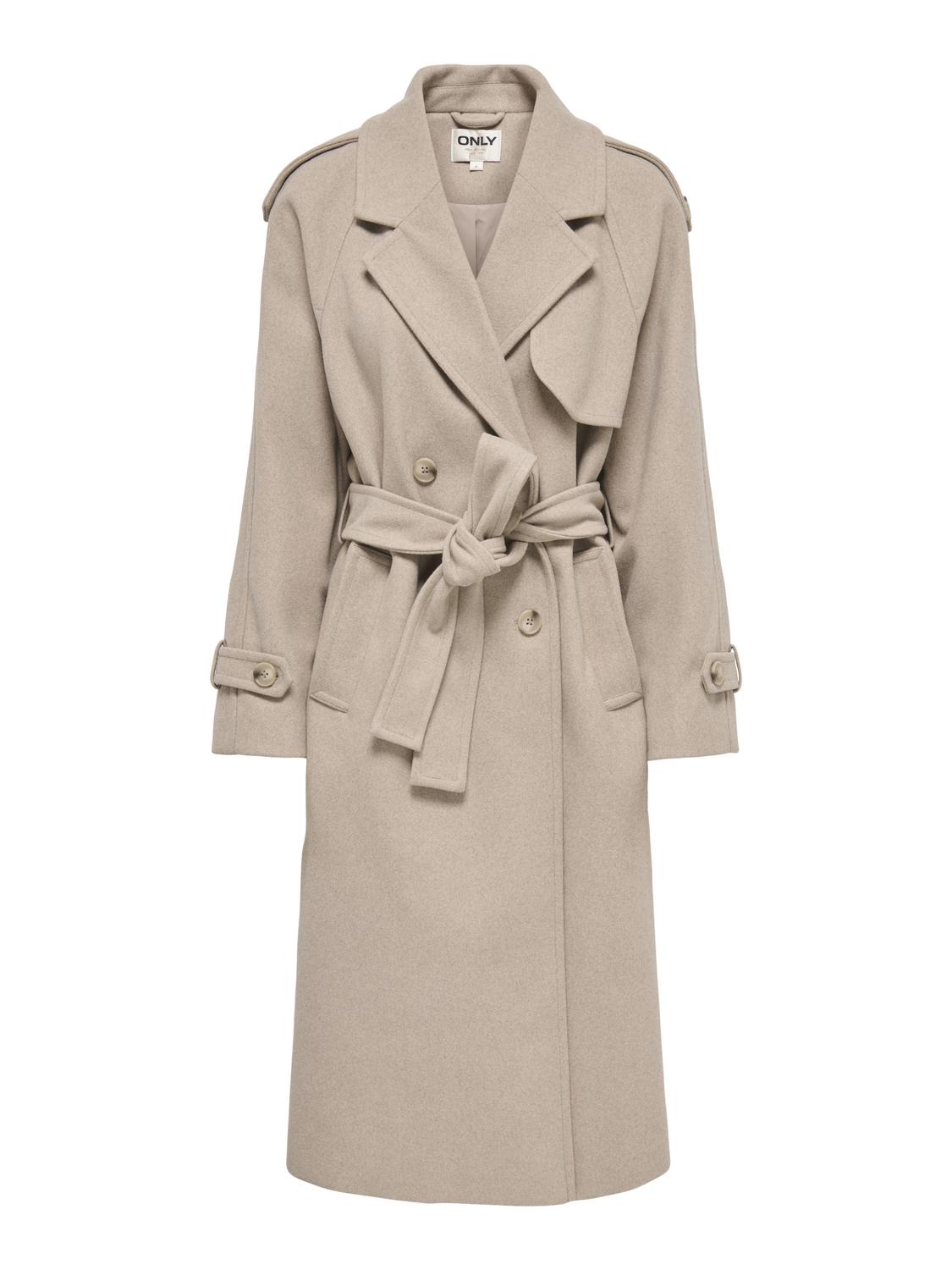 ONLDEAR-TRILLION LONG BELT COAT PNT NOOS