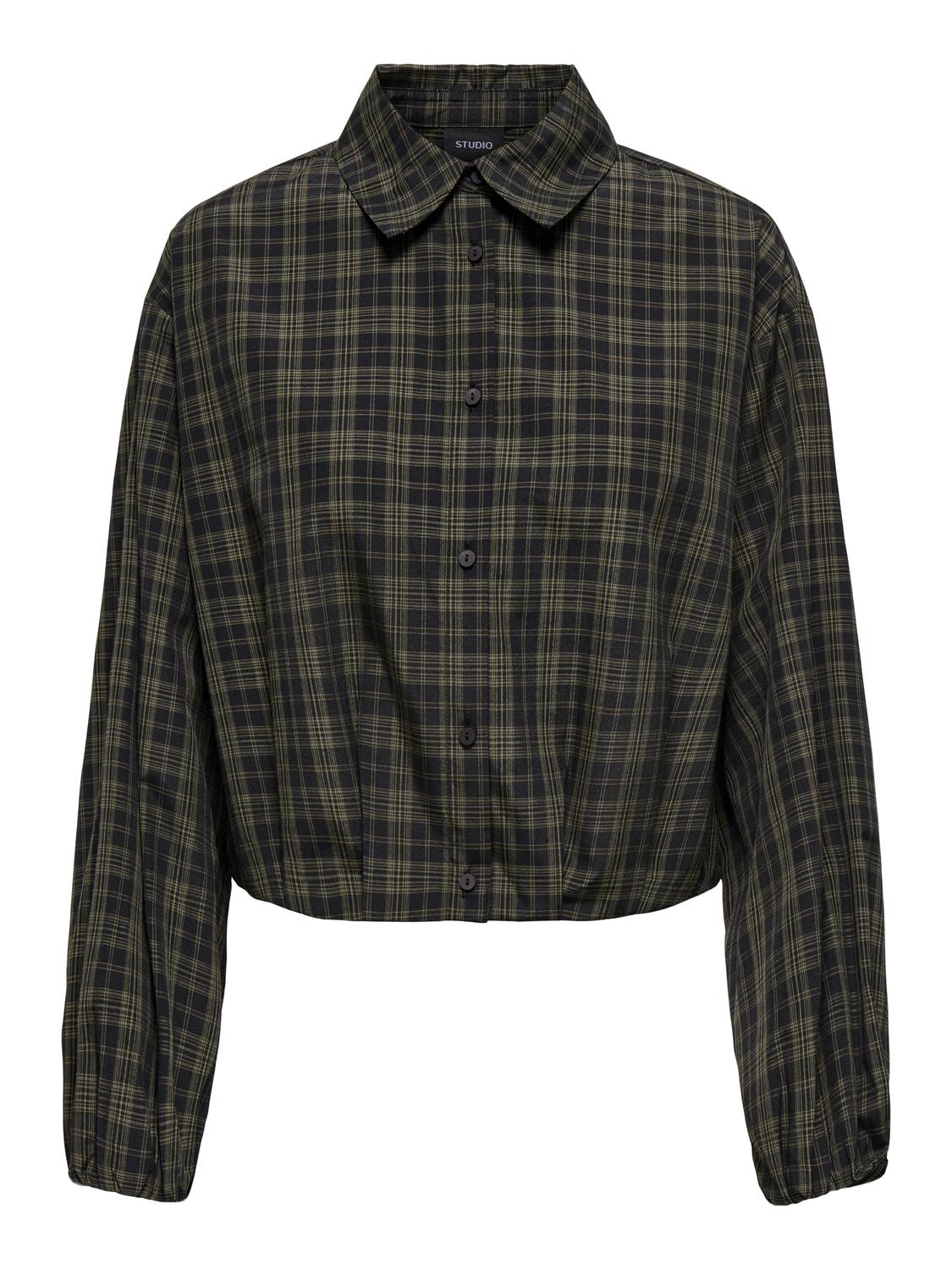 STUCARMEN L/S CHECK LOOSE SHIRT WVN