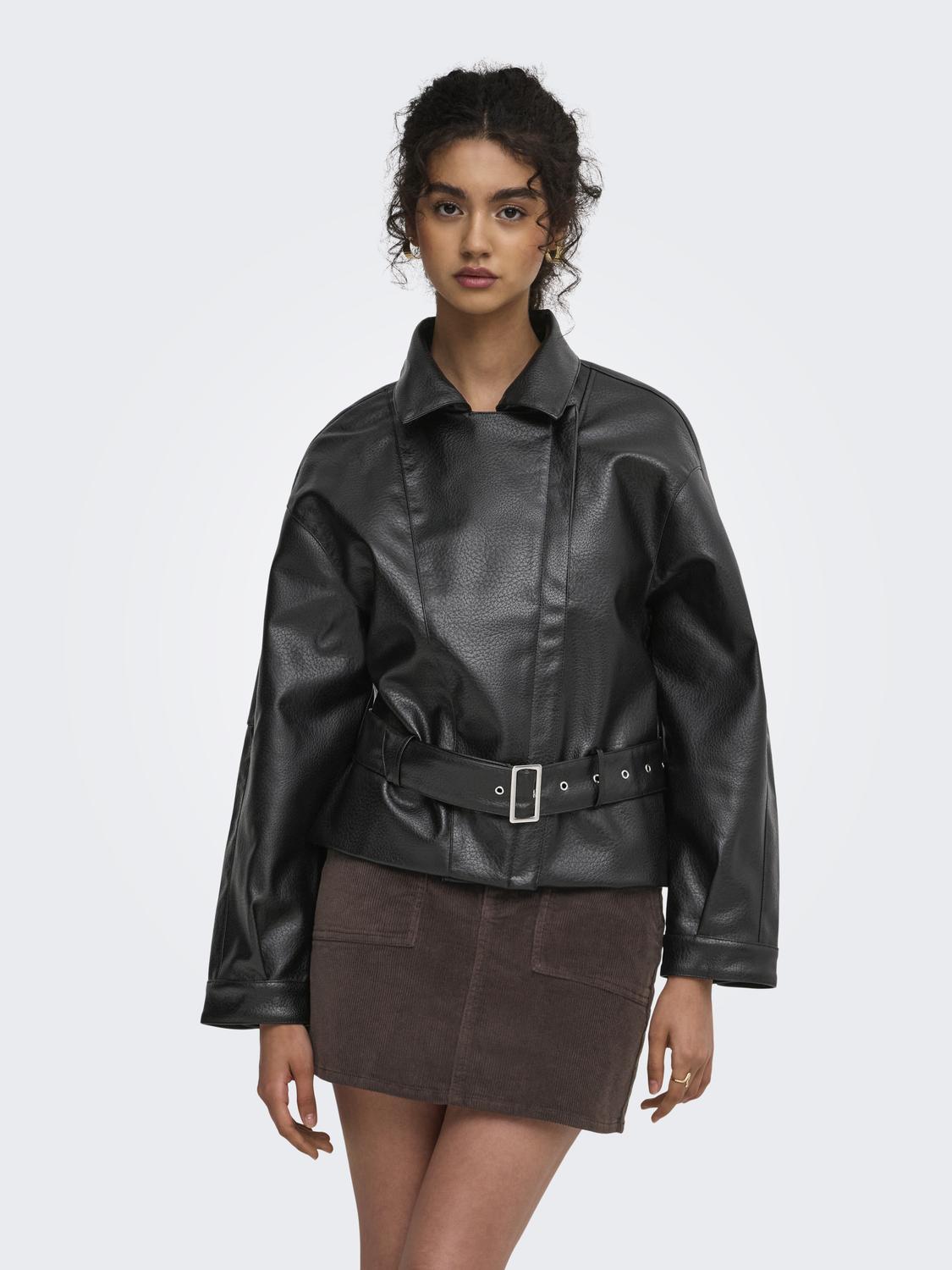 ONLXENA FAUX LEATHER JACKET OTW