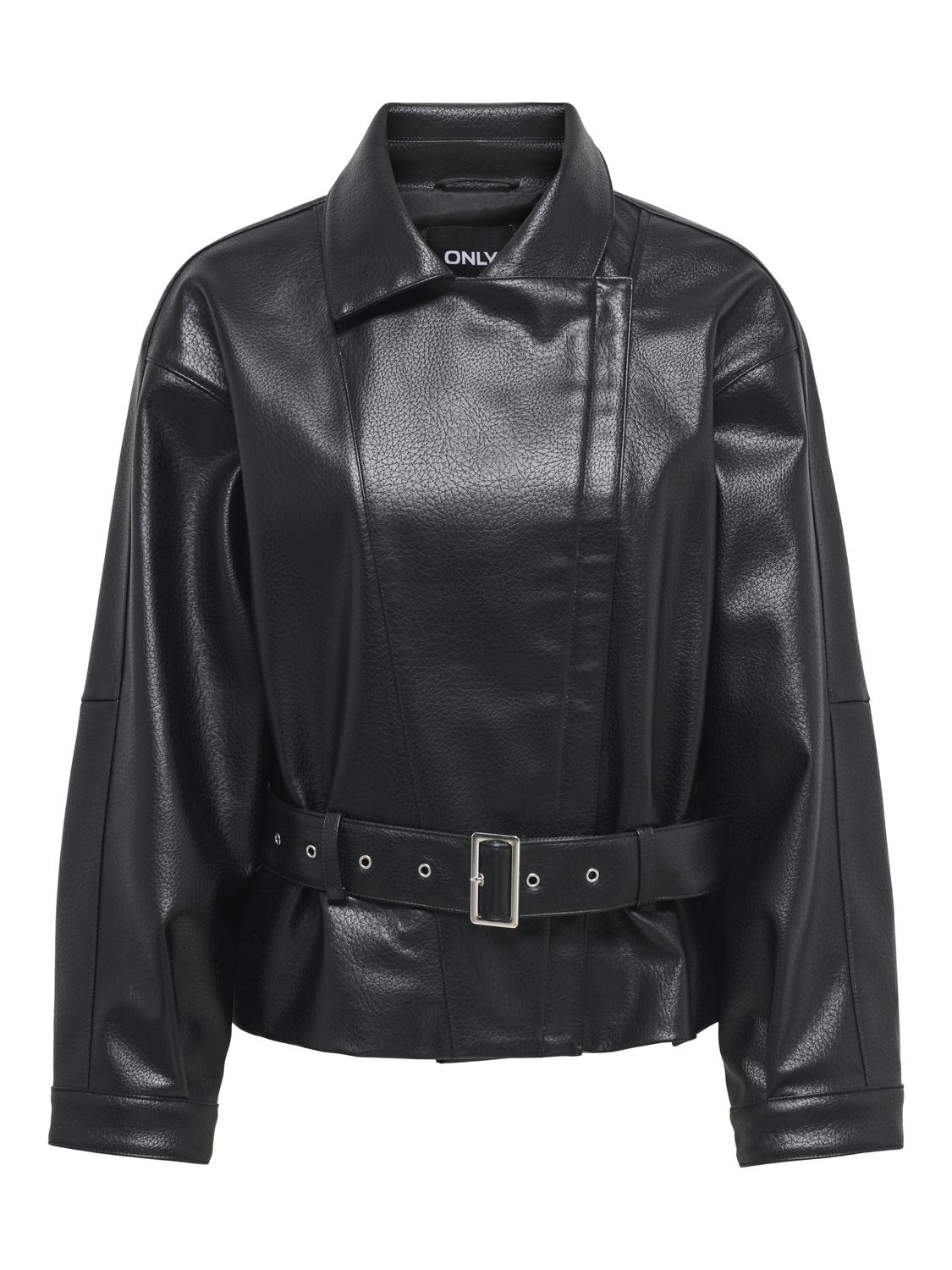 ONLXENA FAUX LEATHER JACKET OTW - 3