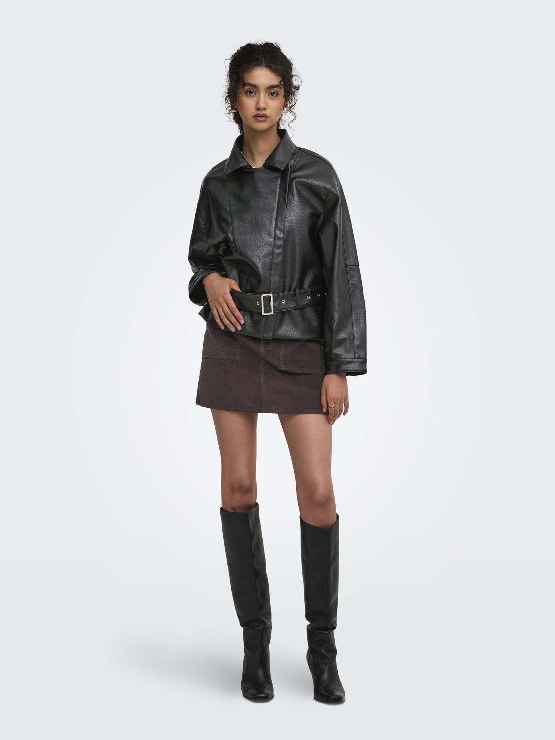 ONLXENA FAUX LEATHER JACKET OTW - 6