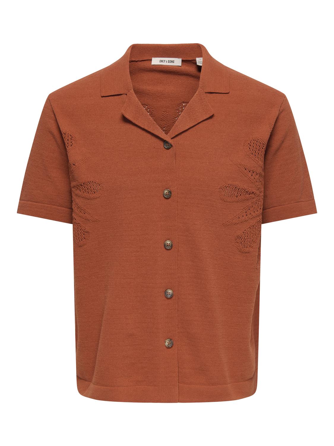 ONSJAM LIFE REG SS SHIRT KNIT - 3