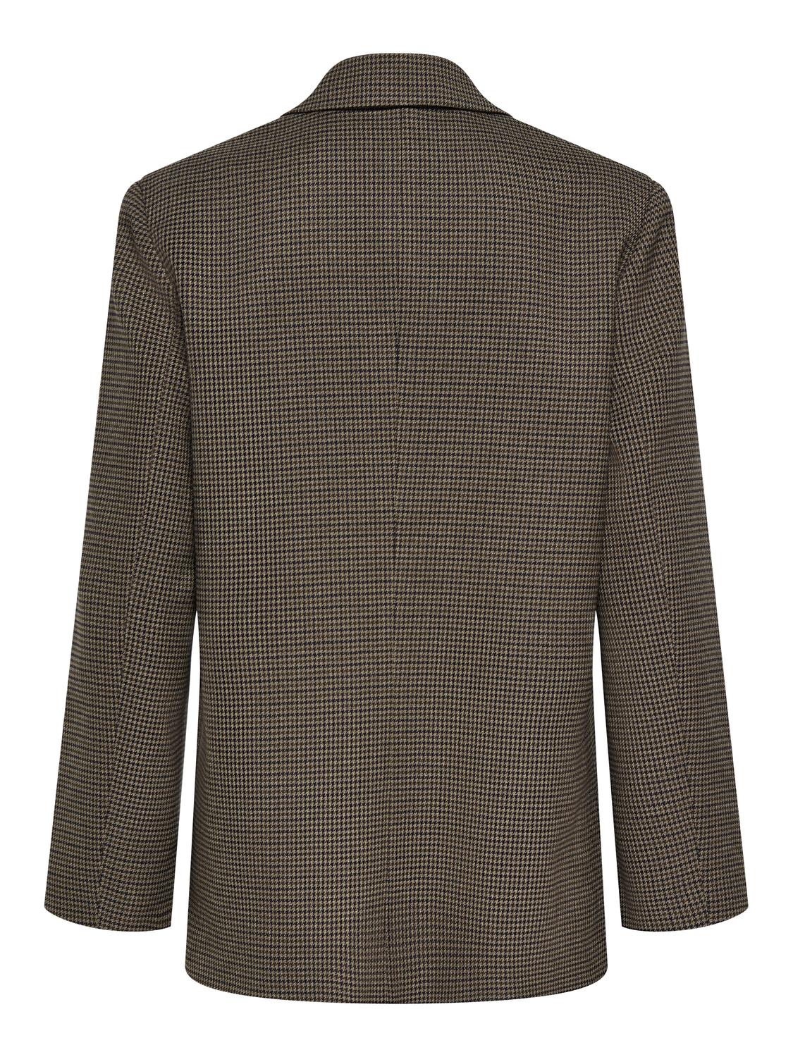 ONLGILLA L/S SLIT CHECK BLAZER TLR - 3