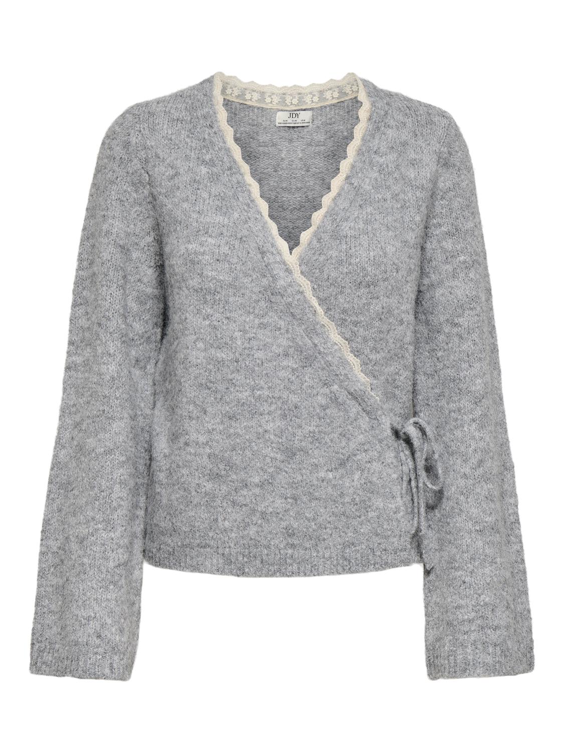 JDYDINA L/S WRAP LACE CARDIGAN KNT - 3