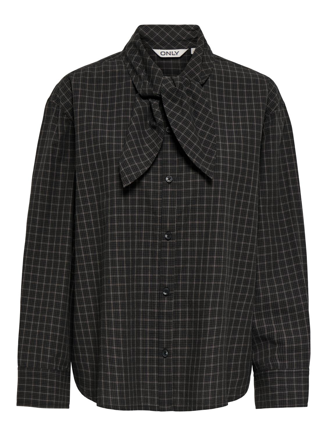 ONLMAYA CHECK BOW SHIRT WVN EX - 3