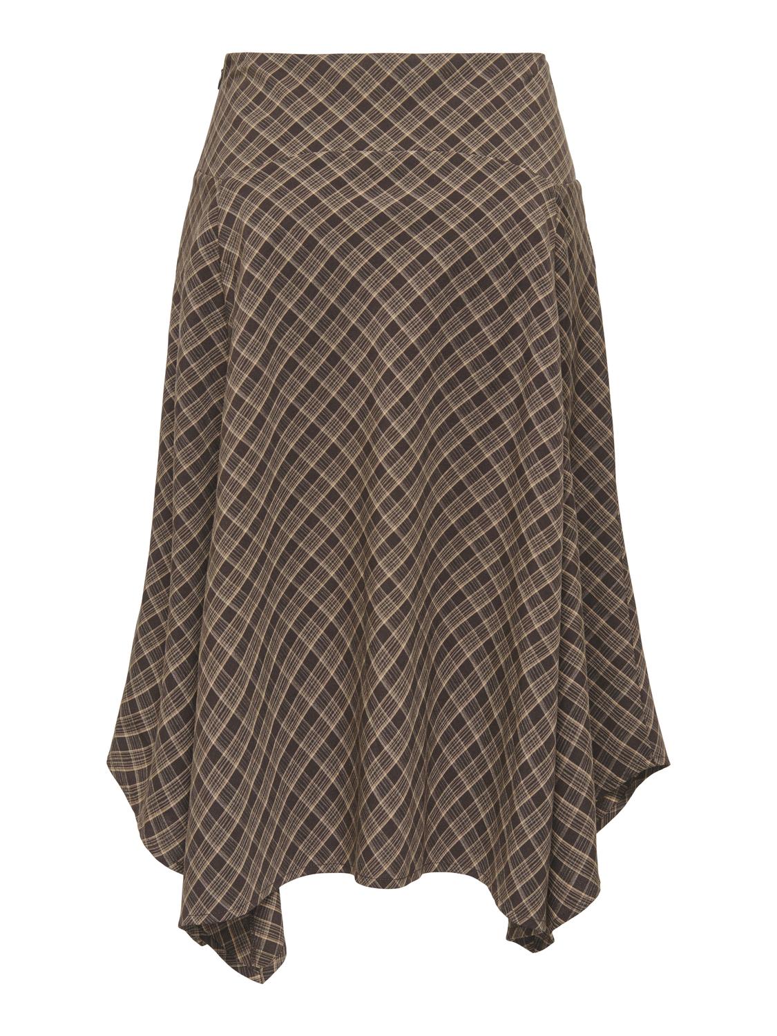 STUCAVA CHECKED ASSYM SKIRT WVN - 3