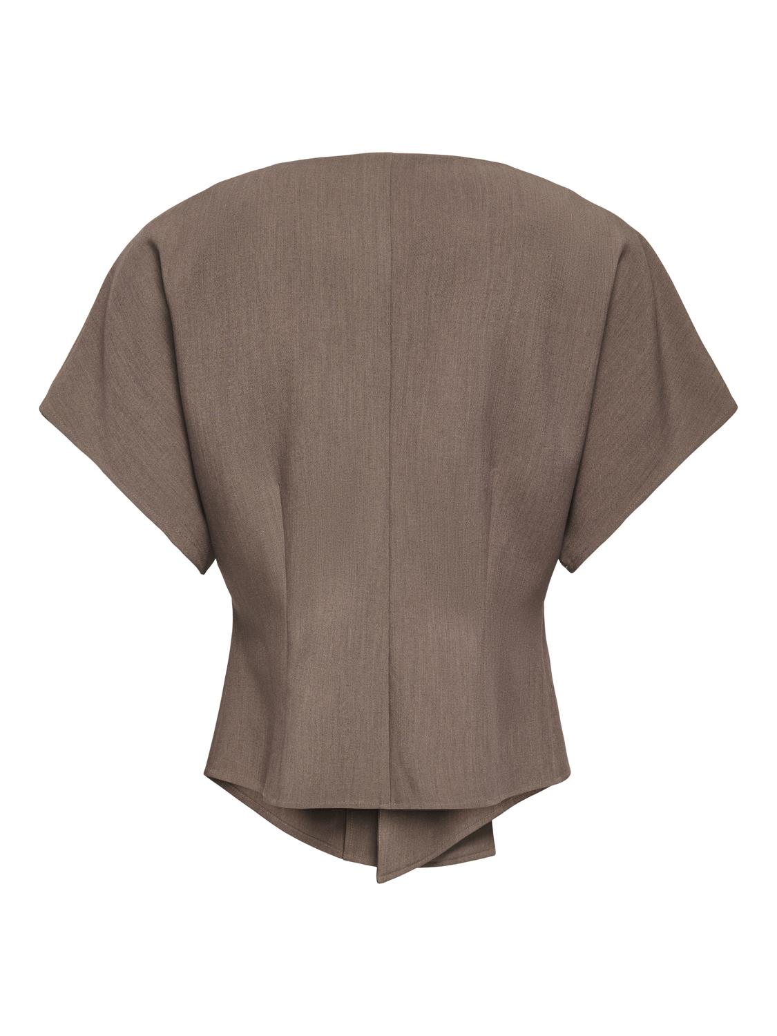 STUCASSIA S/S 1-BUTTON CARDIGAN WVN - 3