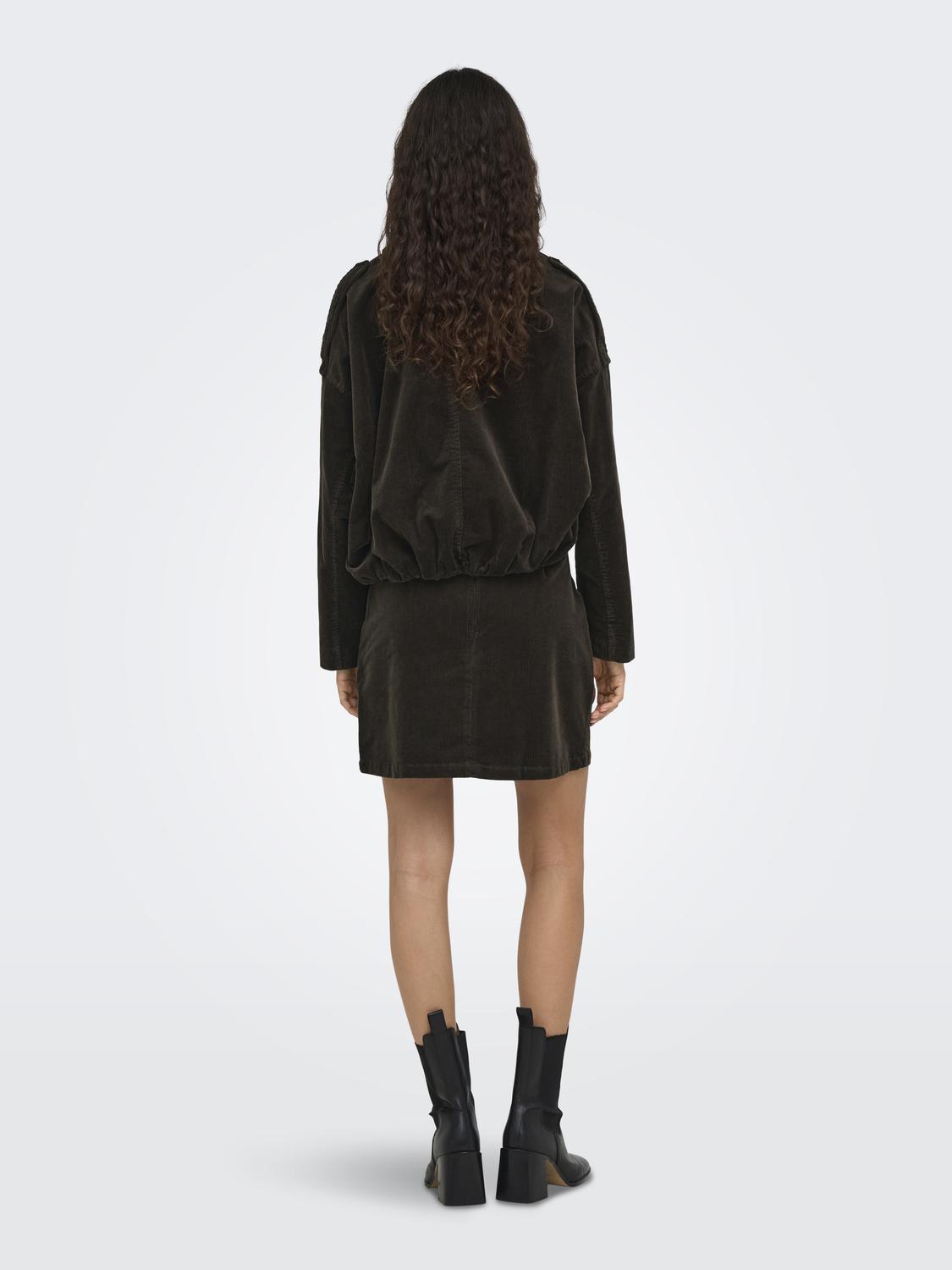 ONLFLORA HW CORD SHORT SLIT SKIRT PNT - 2