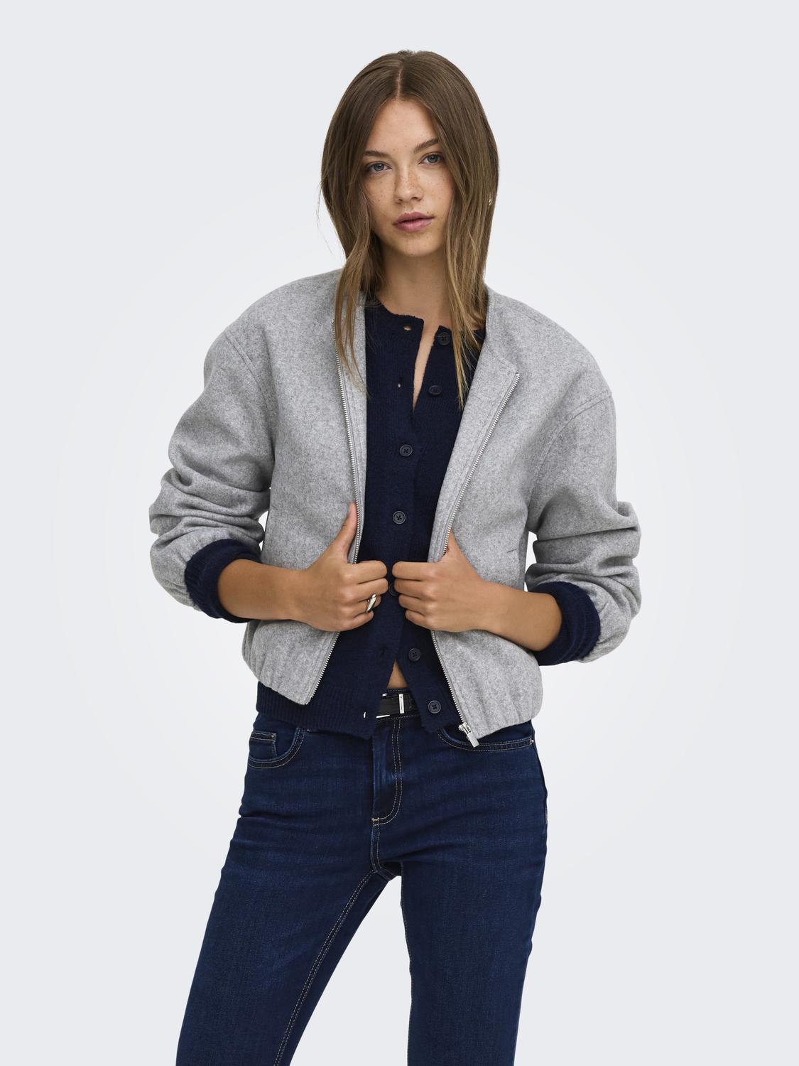 ONLTRILLION L/S BALLOON BOMBER PNT