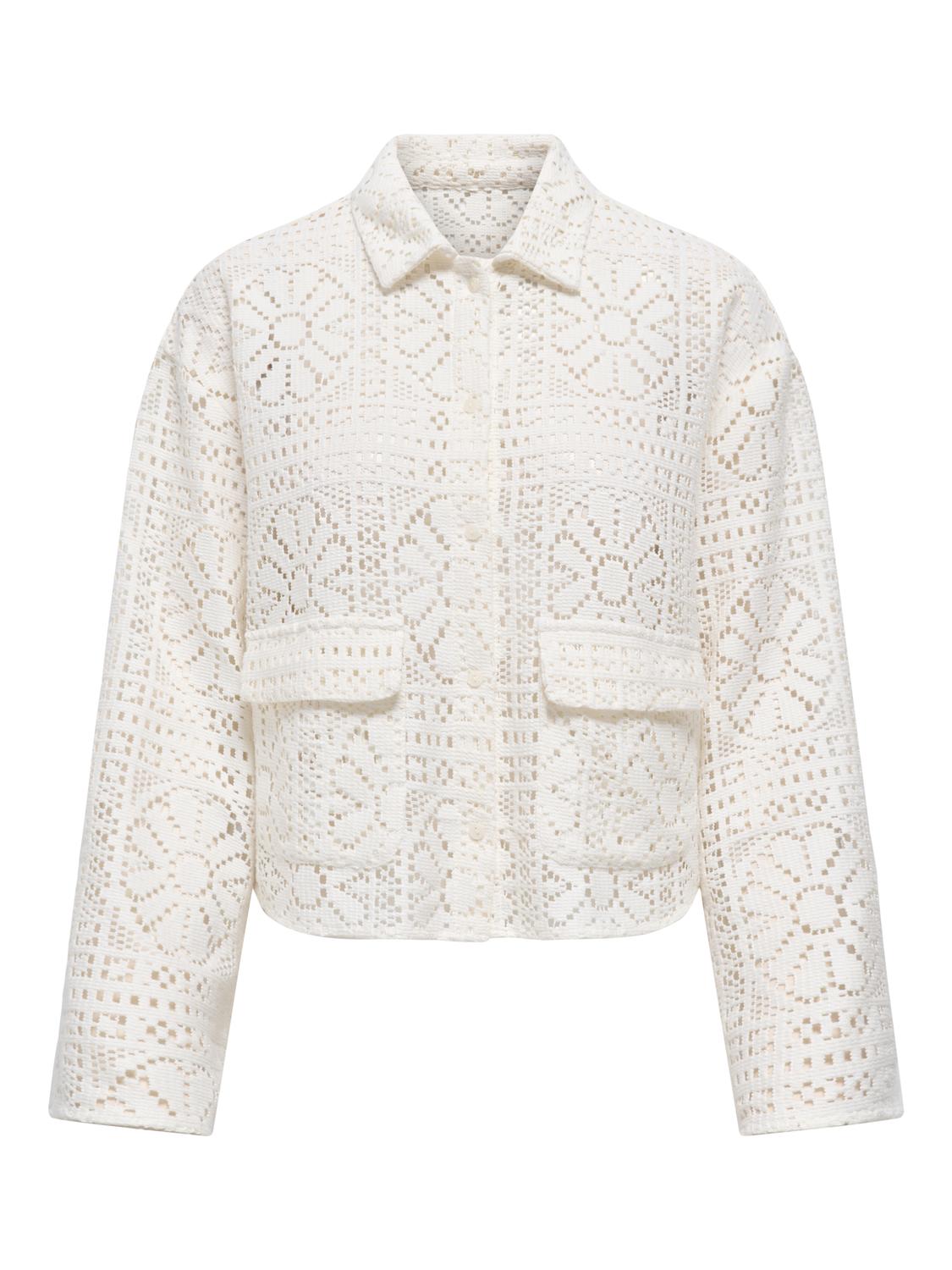 STUFENJA L/S CROCHET SHIRT WVN