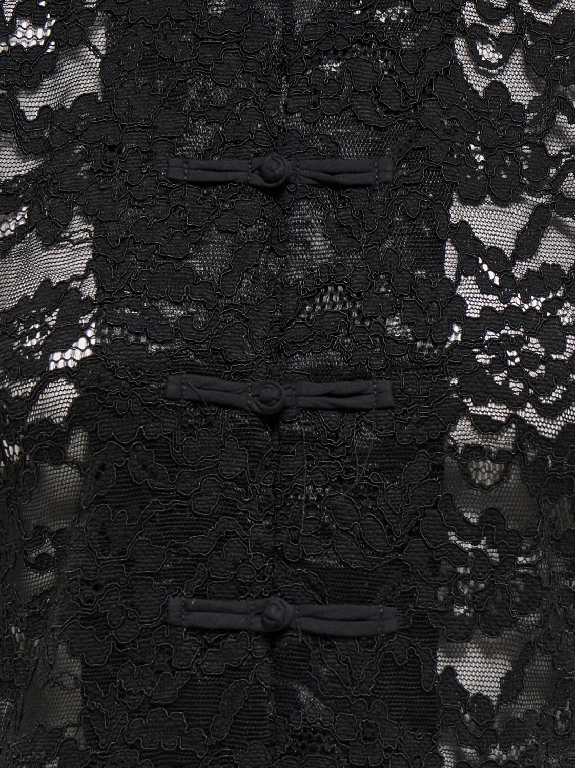STUMARGOT MANDARIN CAPSL LACE SHIRT WVN - 2
