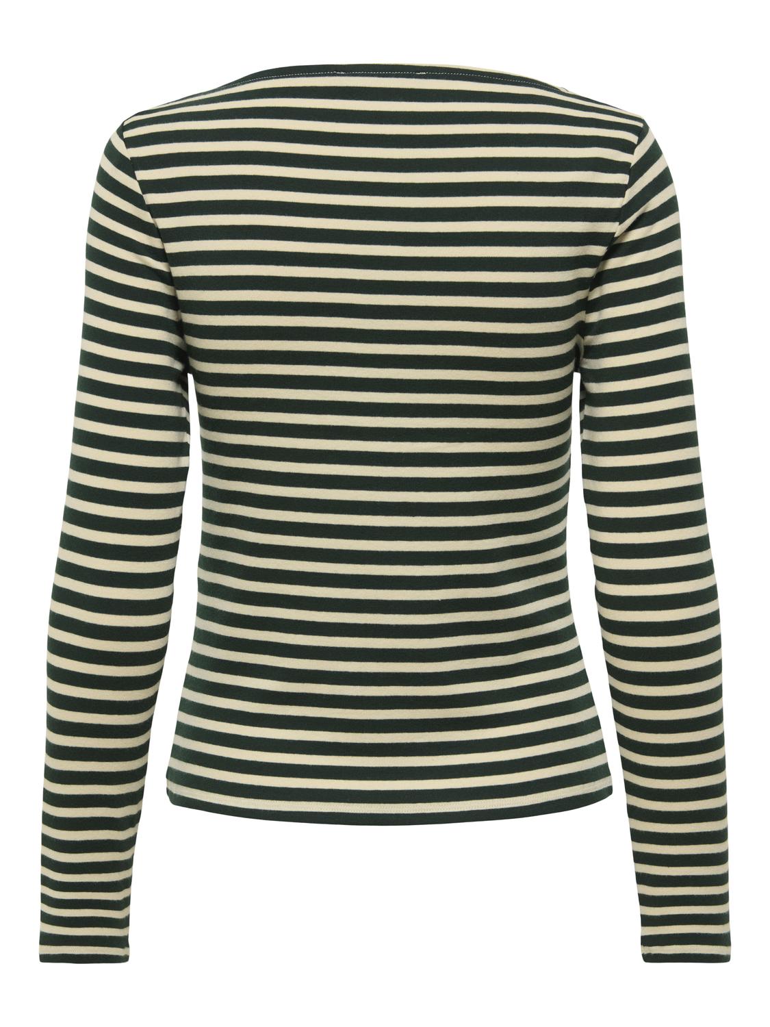 PGMINA L/S STRIPED BOATNECK TOP JRS - 3
