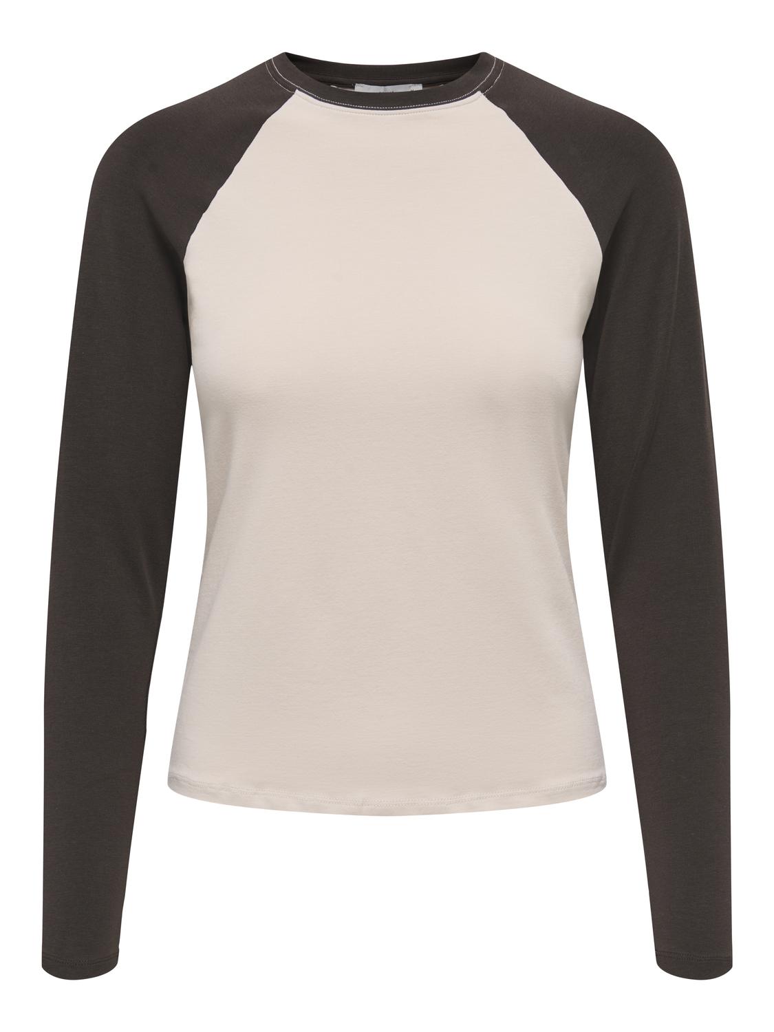 PGEMY L/S COLOURBLOCK TOP JRS