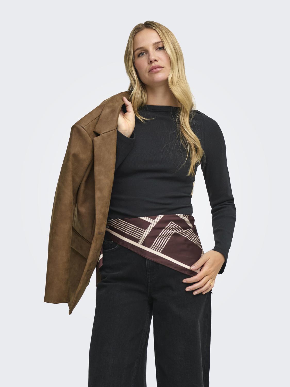 JDYMALLI L/S BOATNECK TOP 280 JRS NOOS