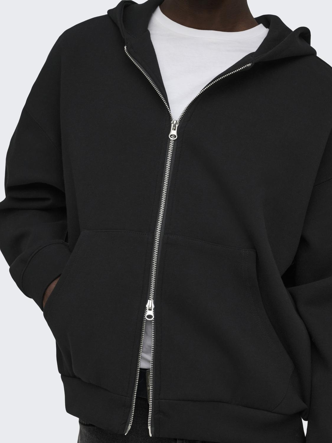 ONSGOYLE BOXY LS SCUBA ZIP HOODIE NOOS - 4