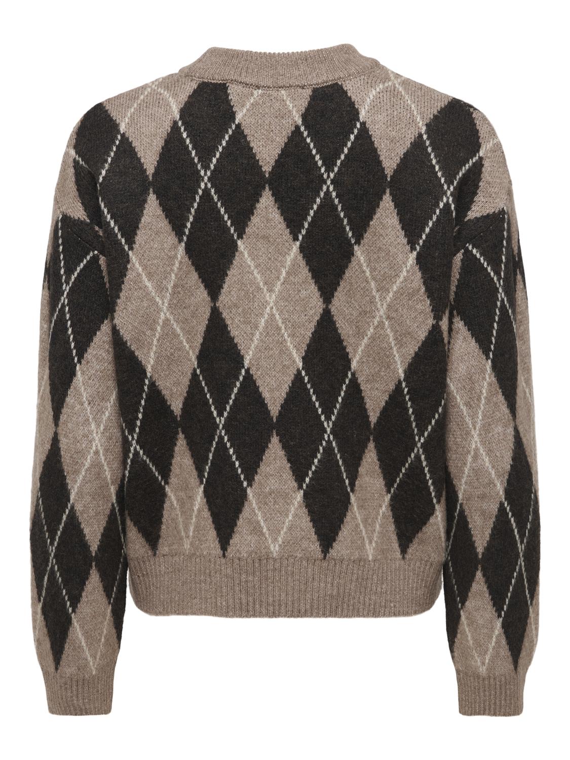JDYBIANKA L/S ARGYLE PULLOVER KNT NOOS - 7