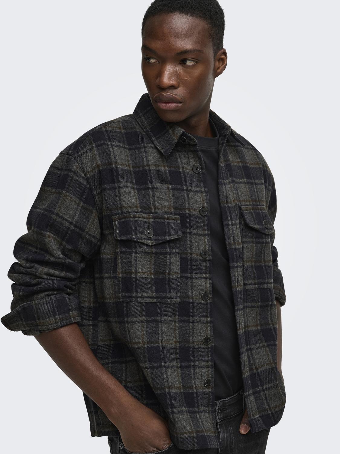 ONSESKE CHECKED OVERSHIRT NOOS - 5