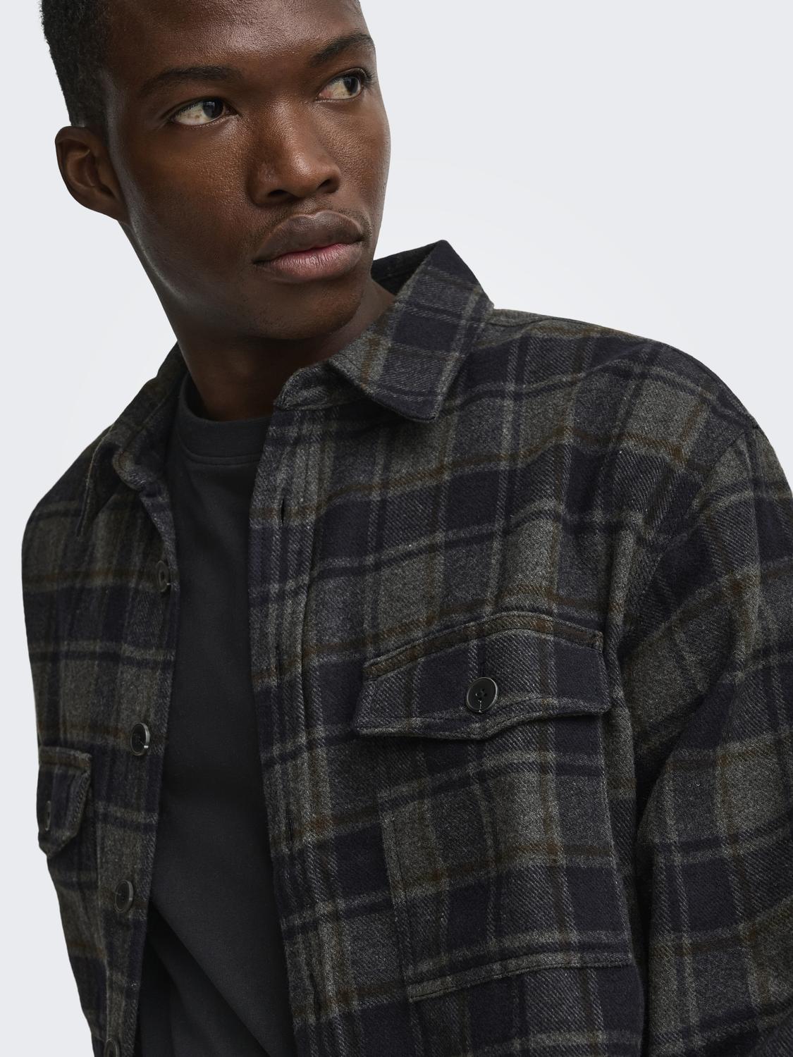 ONSESKE CHECKED OVERSHIRT NOOS - 4