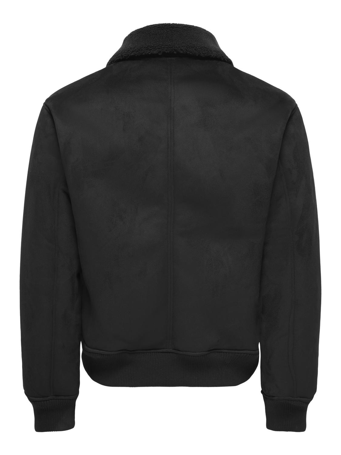 ONSSPENCER SHEARLING JACKET OTW - 7