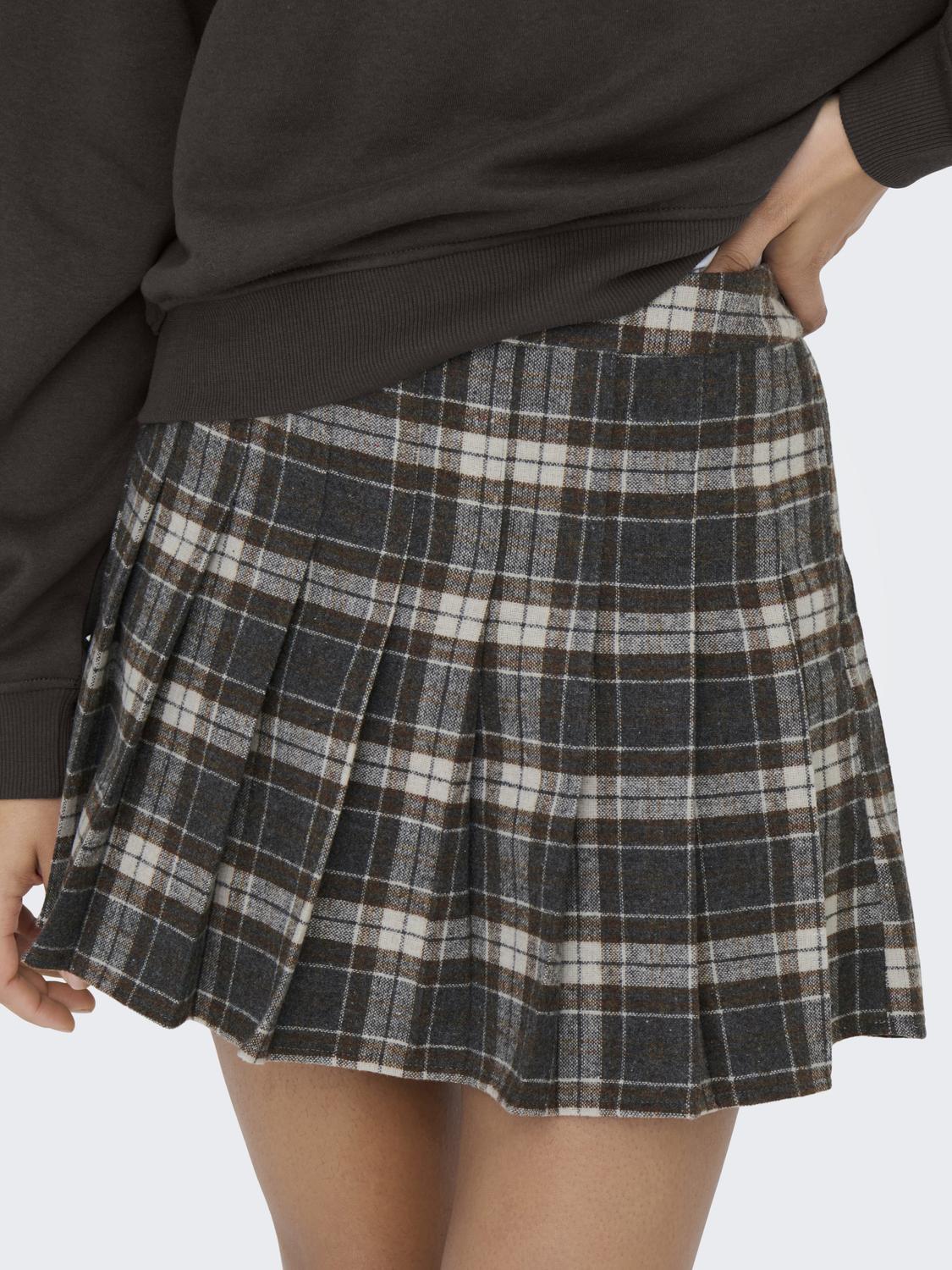 ONLCHELSEA CHECK SKORT PNT - 4