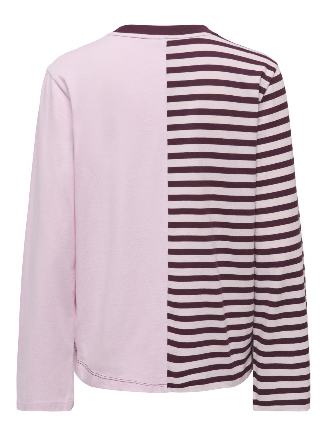 ONLAVA L/S HALF STRIPED T-SHIRT JRS - 3
