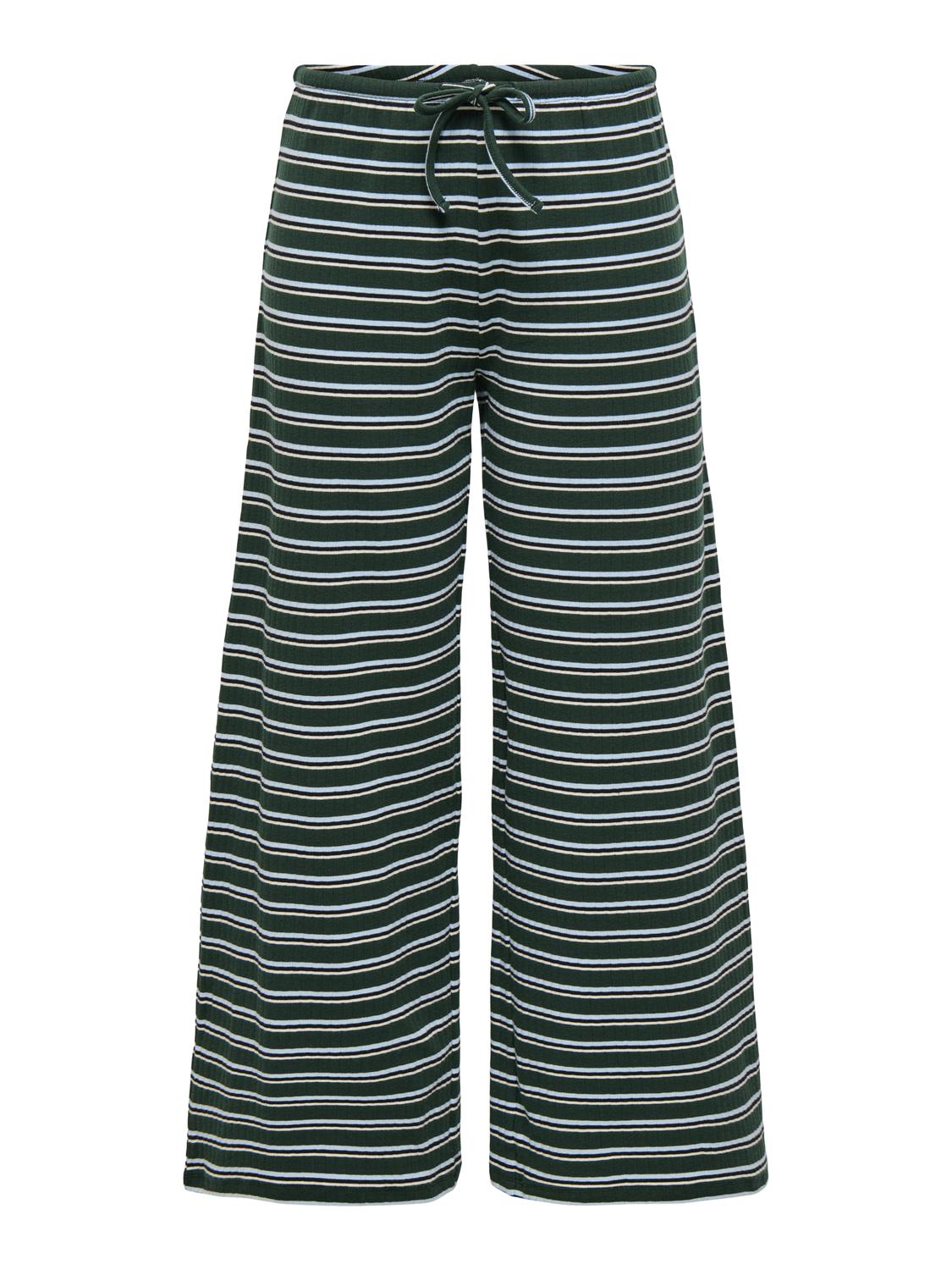 ONLAIDA Snøring festebukse i løs passform for loungewear