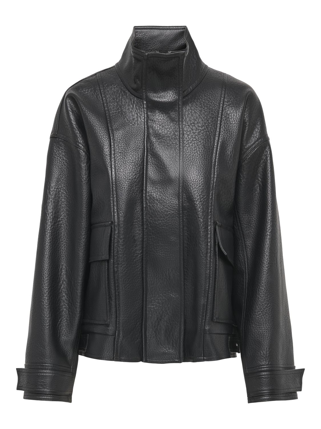 ONLVANI LS FAUX LEATHER BIKER JACKET PN - 3