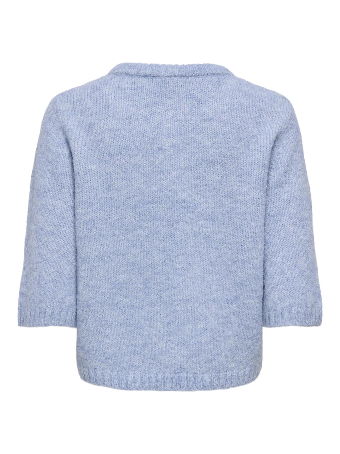 ONLMAGGIE SS BUTTON O-NECK CC KNT - 2
