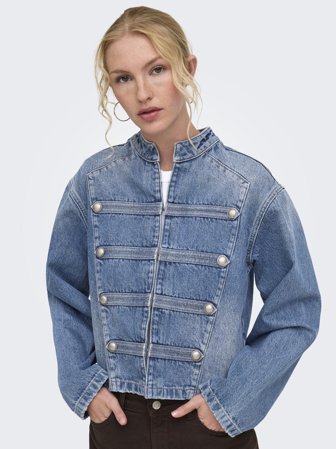ONLHARPER LS NAPOLEON DNM JACKET DOT - 5