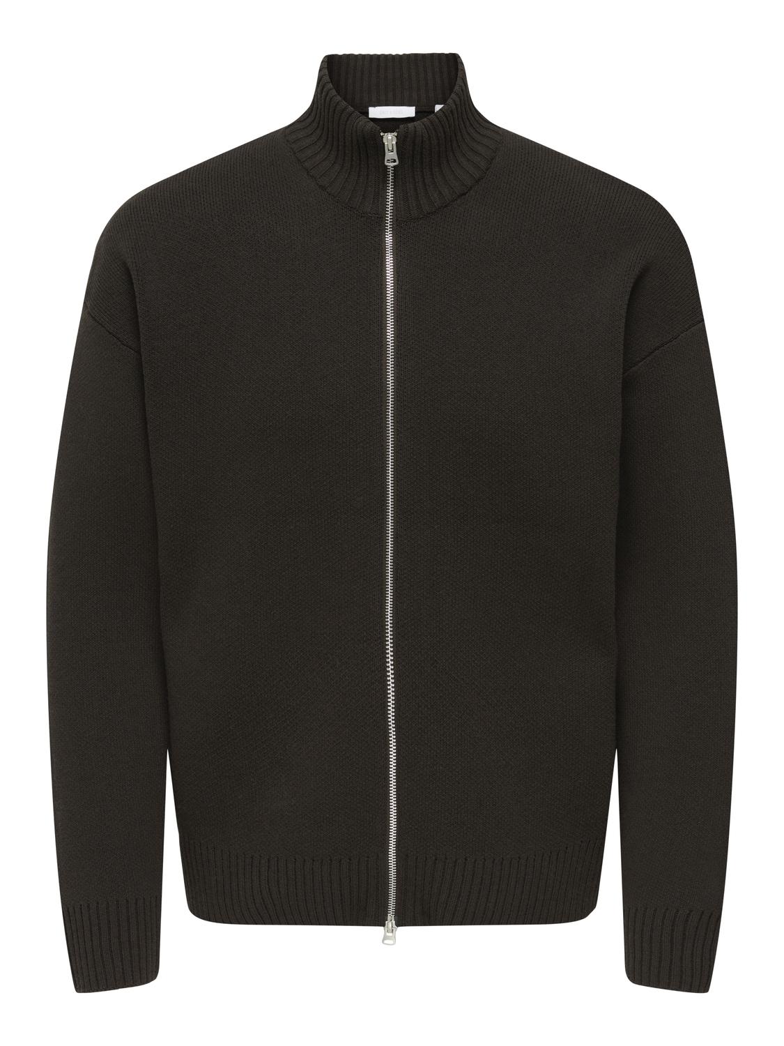 ONSBLAKE BOXY HIGH NECK CARD KNIT NOOS - 3