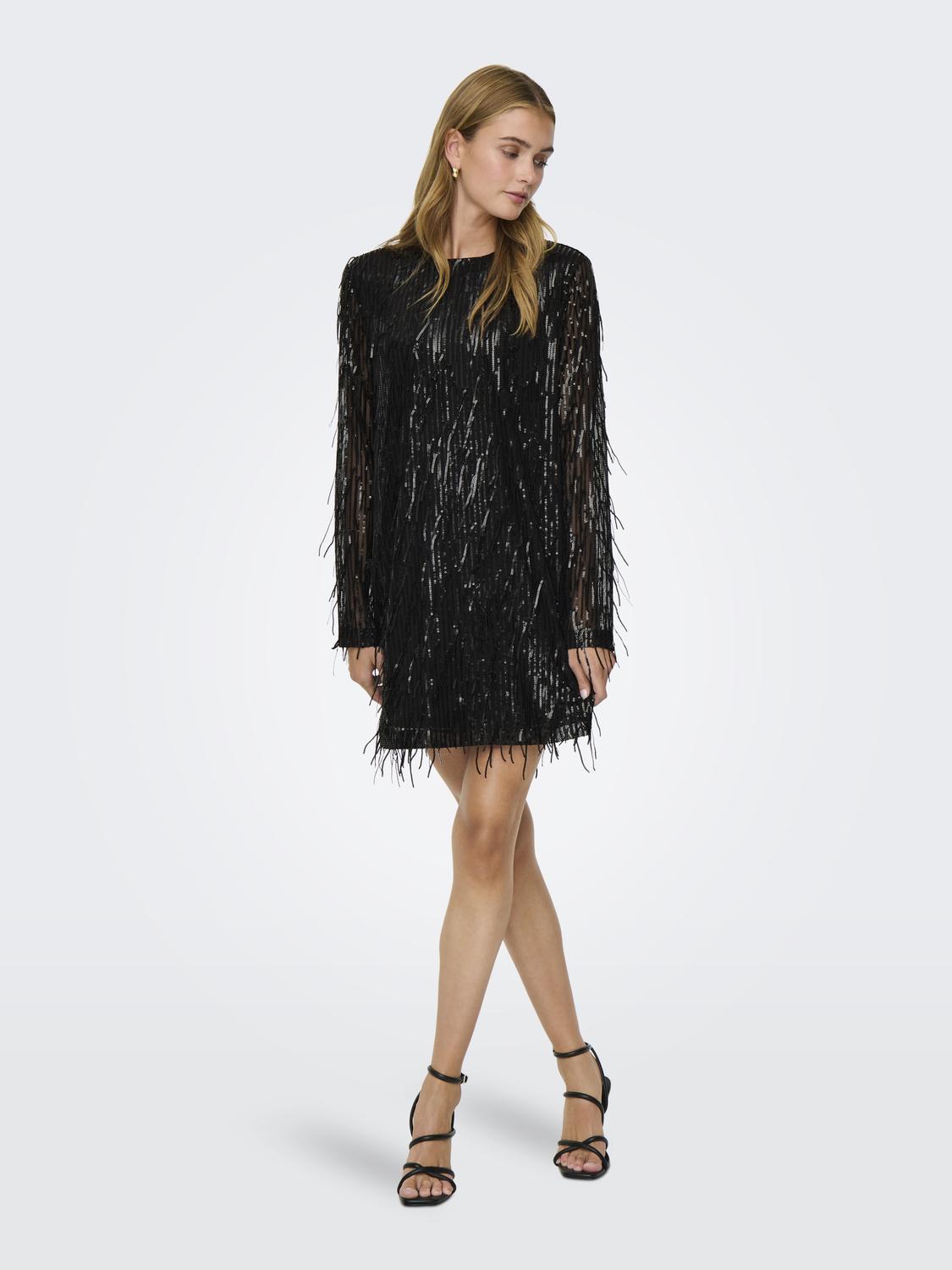 ONLANIKA SPACY LS SHORT DRESS WVN - 6
