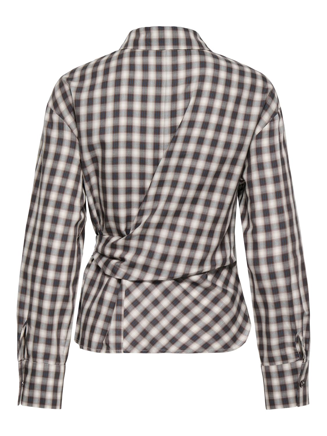 ONLNOLA LS CHECK WRAP SHIRT WVN EX - 3