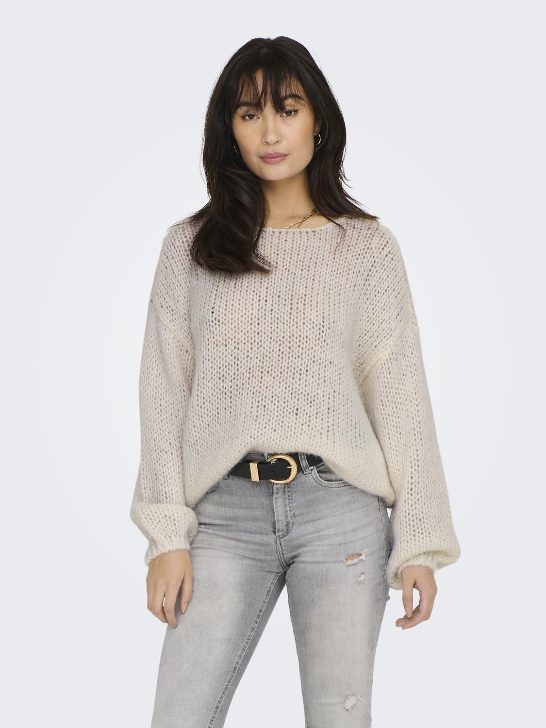ONLNORDIC LS O-NECK KNT NOOS