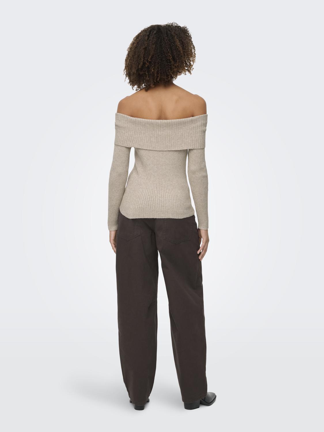 ONLKATIA LS OFF SHOULDER KNT NOOS - 2