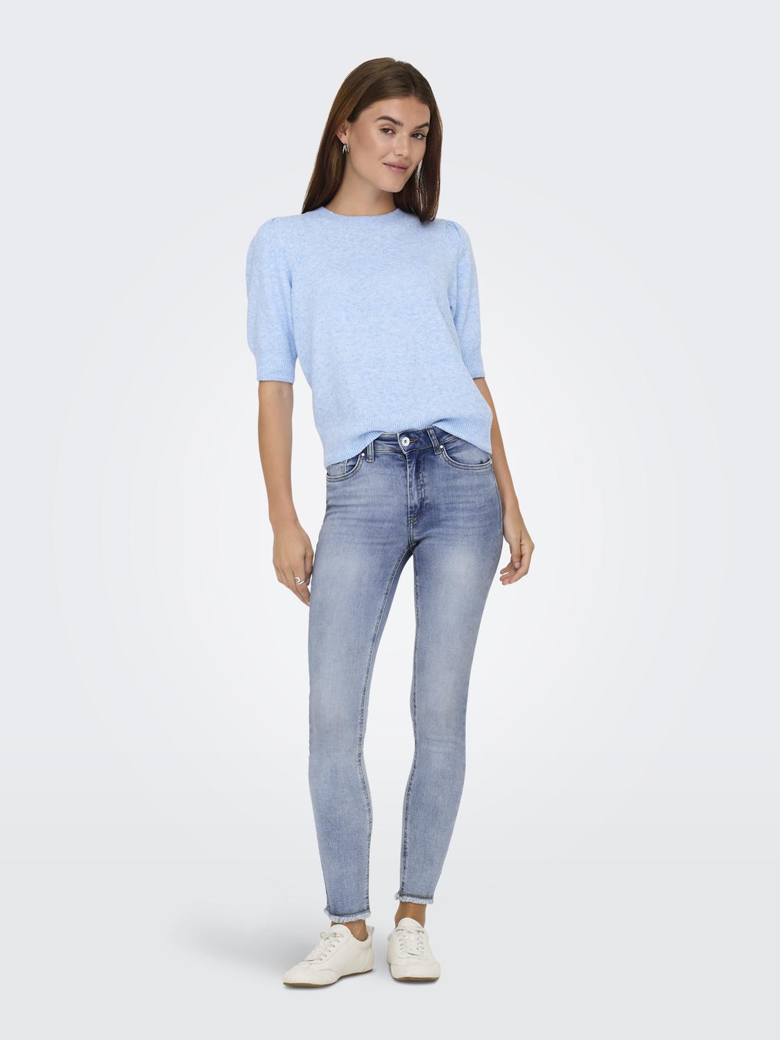 ONLBLUSH Jeans skinny à passants de ceinture à la cheville - 7
