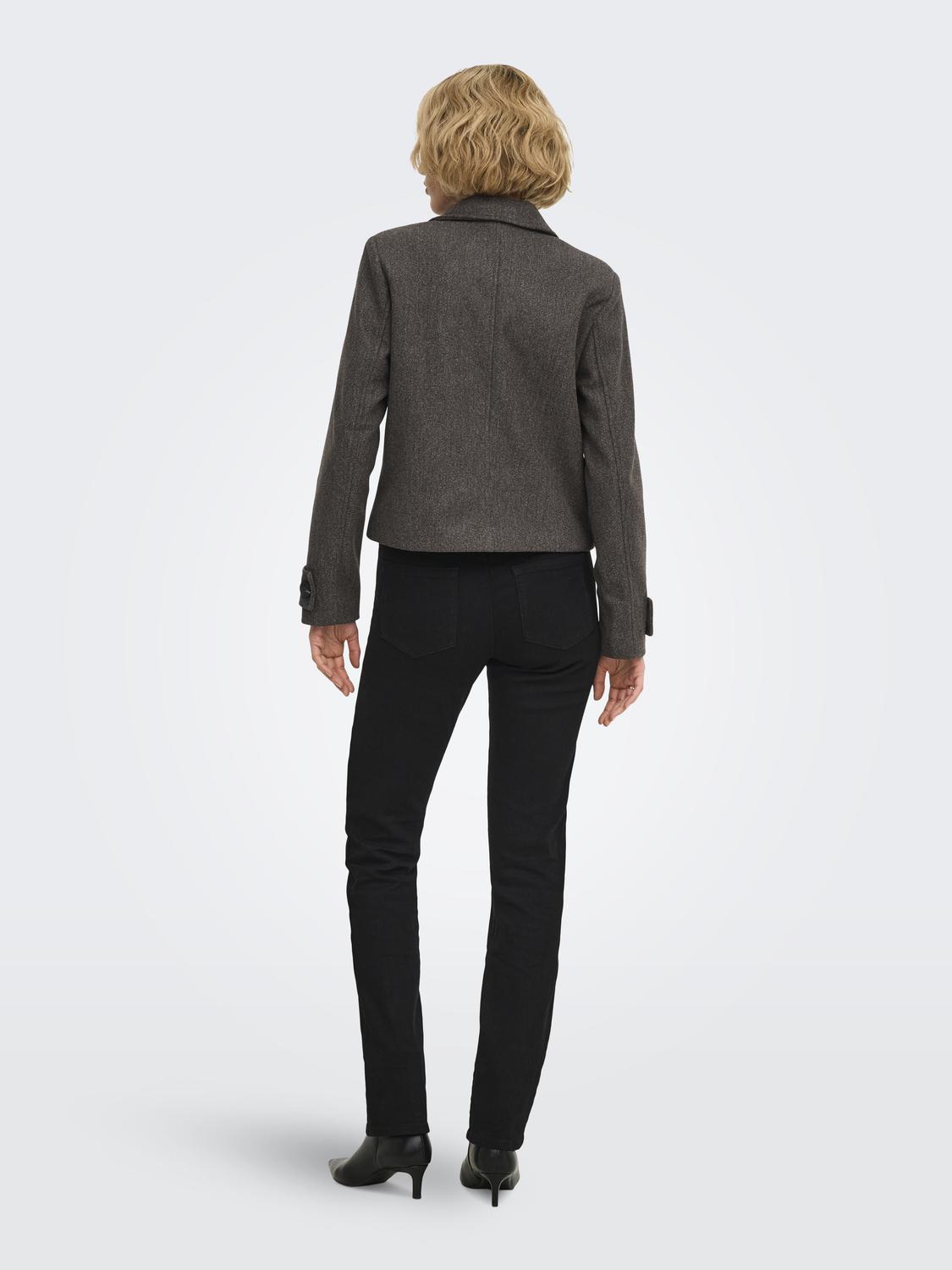 ONLFREJA Manteau inversé avec fermeture courte à boutons - 2