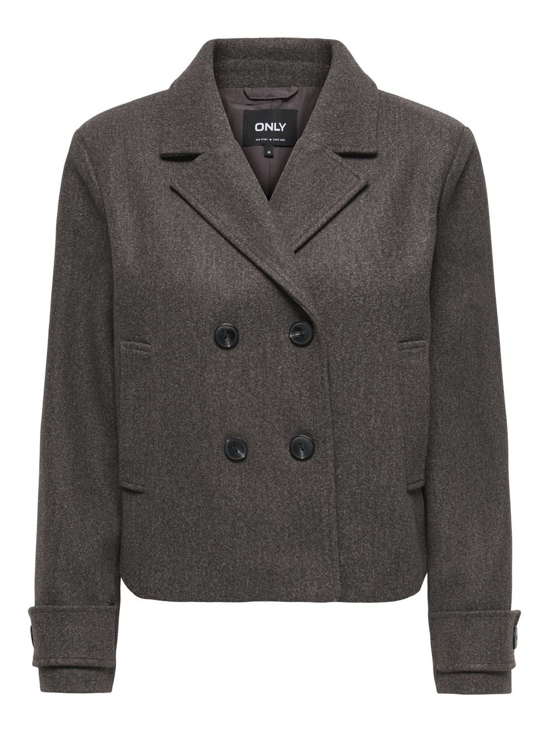 ONLFREJA Manteau inversé avec fermeture courte à boutons - 3