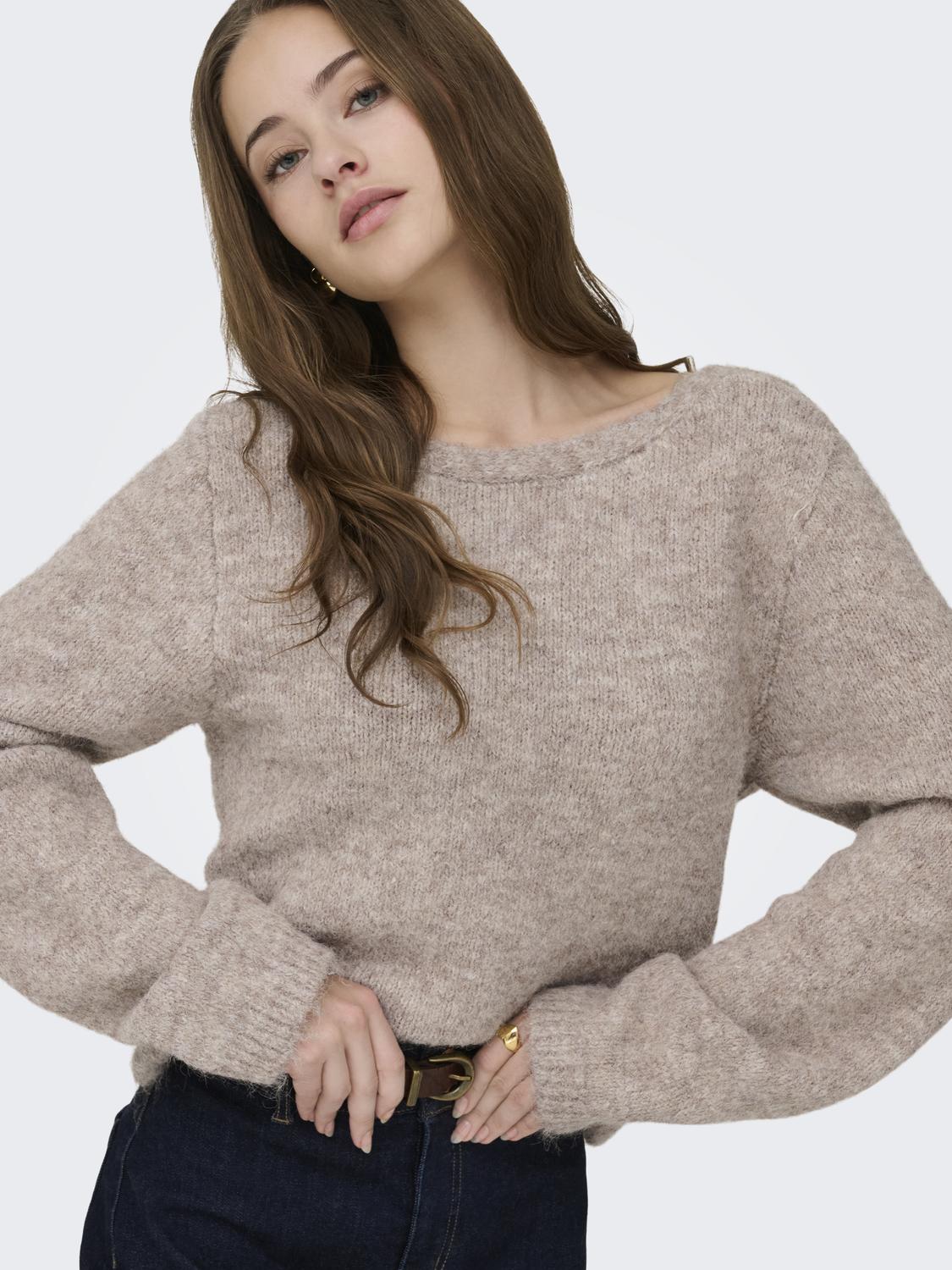 ONLZAGGIE LS V-NECK REVERSIB NCA KNT - 4