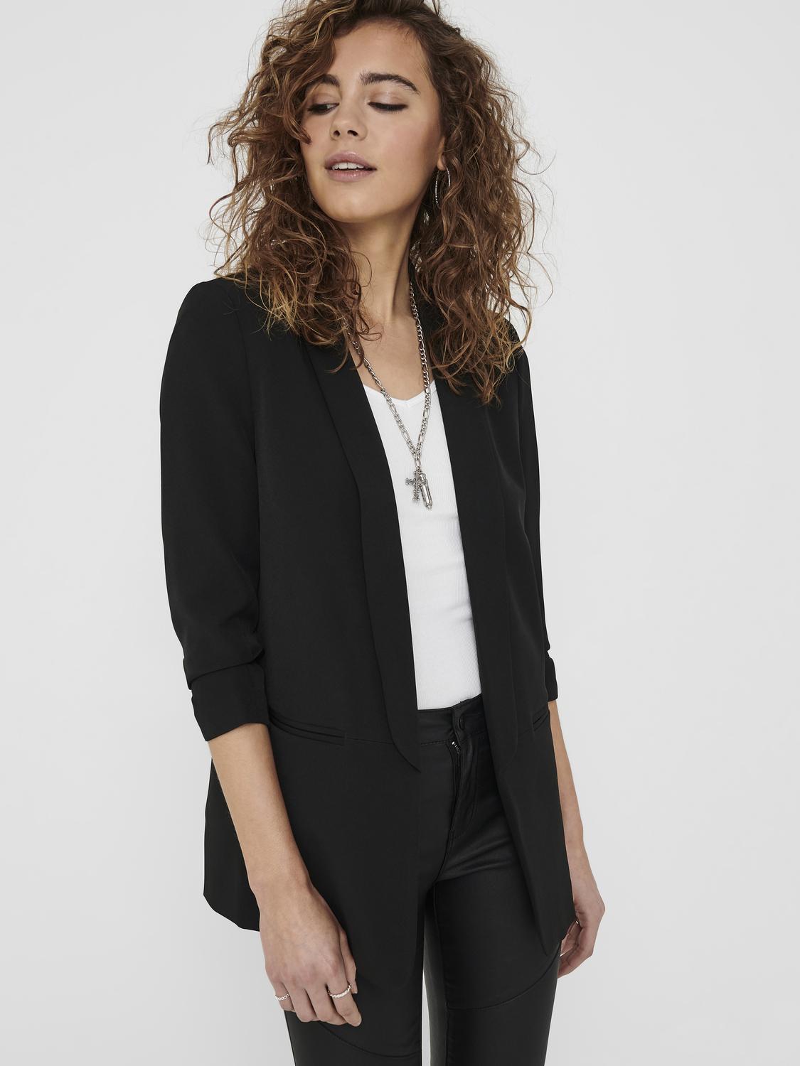 ONLELLY Blazer met gerimpelde mouwen - 5