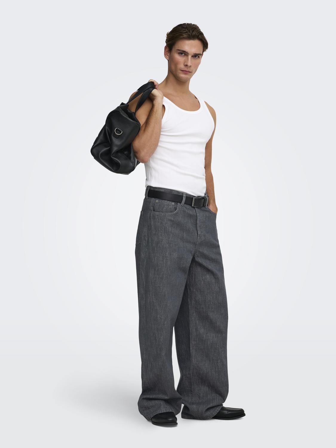 ONSREMI WIDE GREY RINSE 1239 CRO DNM - 4