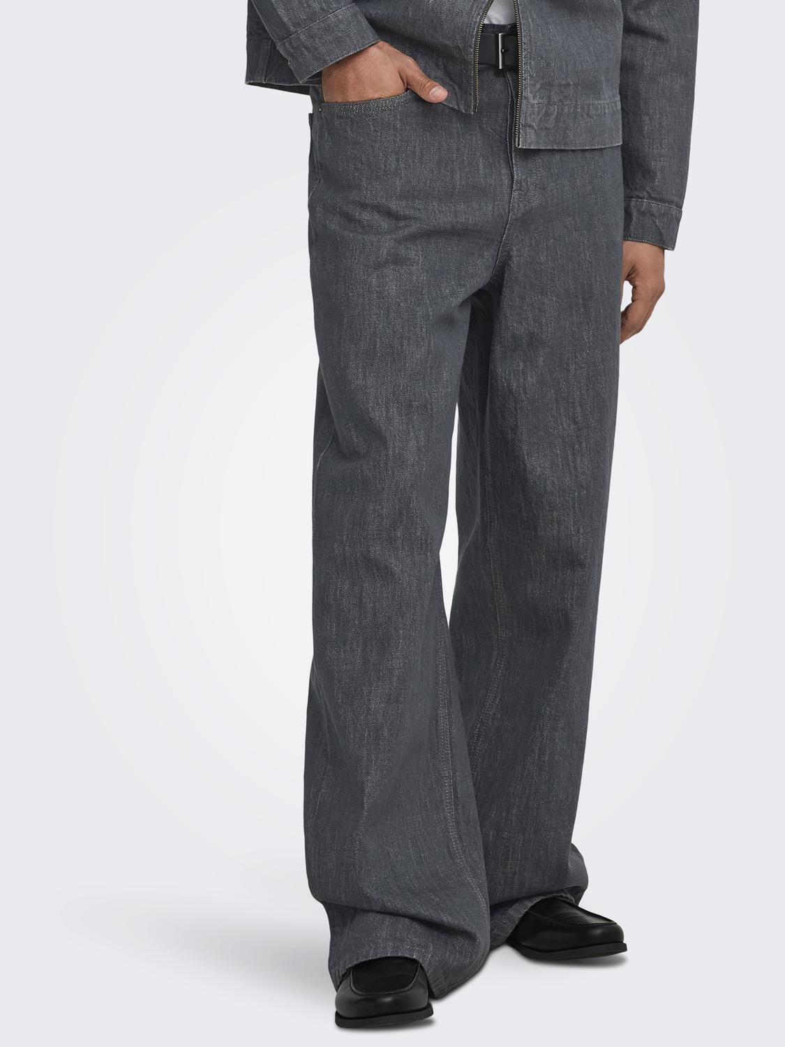 ONSREMI WIDE GREY RINSE 1239 CRO DNM - 6