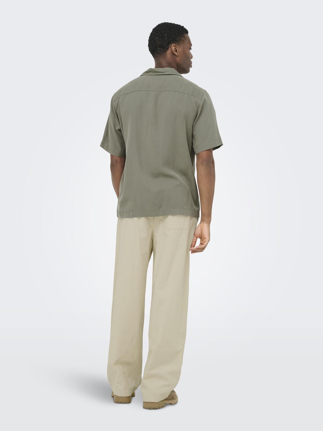 ONSPERU SS REG TENCEL SHIRT NOOS - 2