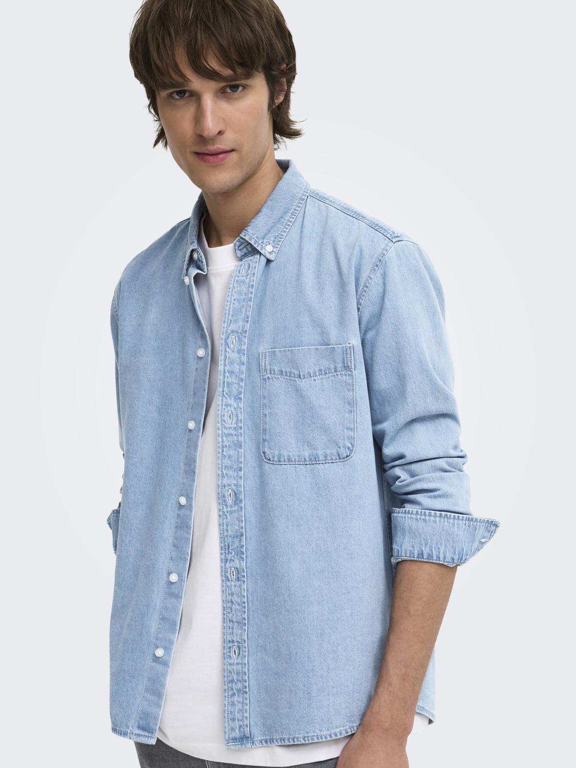 ONSORSON REGULAR YFM DNM SHIRT NOOS - 5