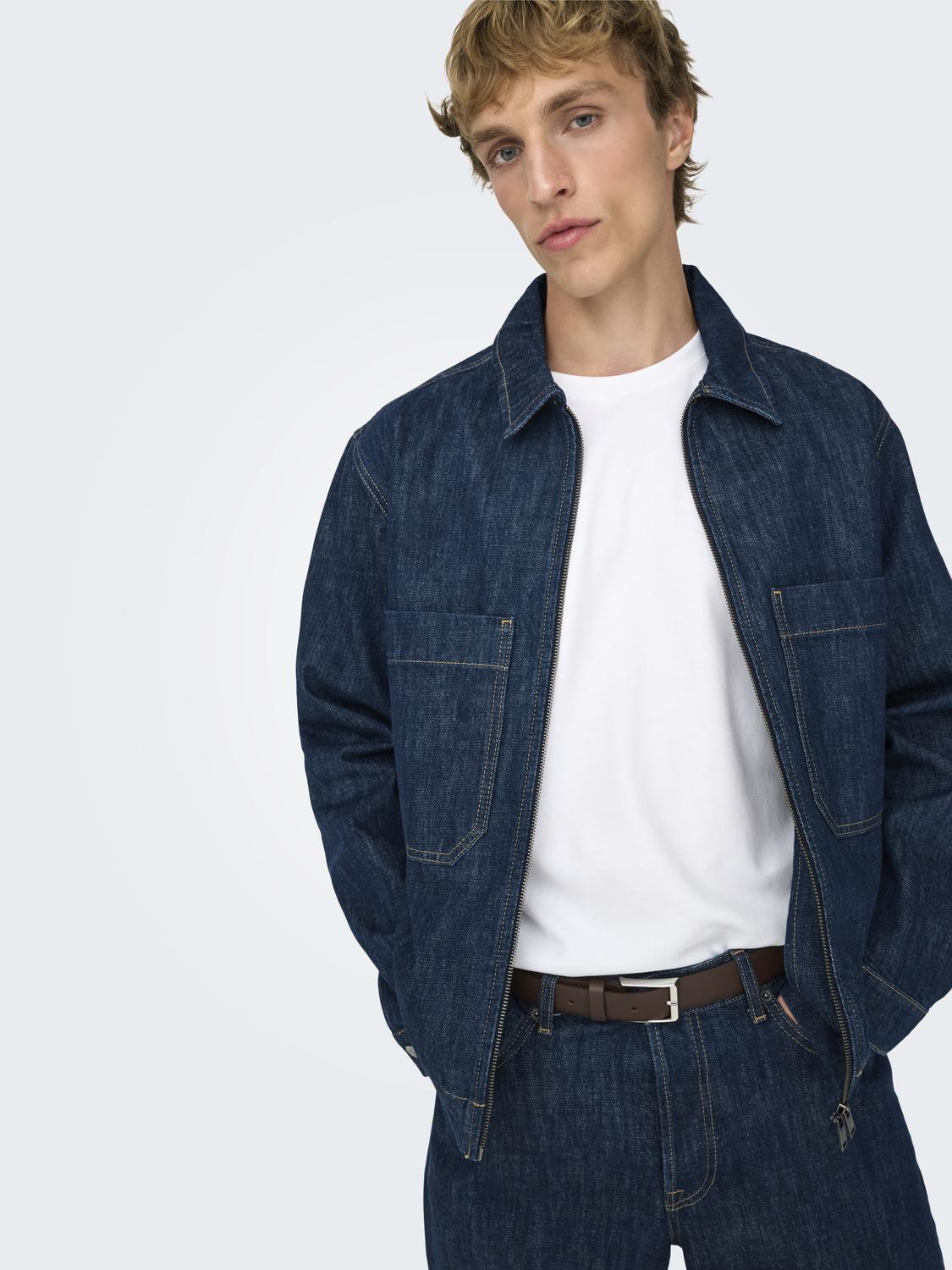 ONSCASSEL DMB RINSE 8541 DOT DNM JACKET - 4