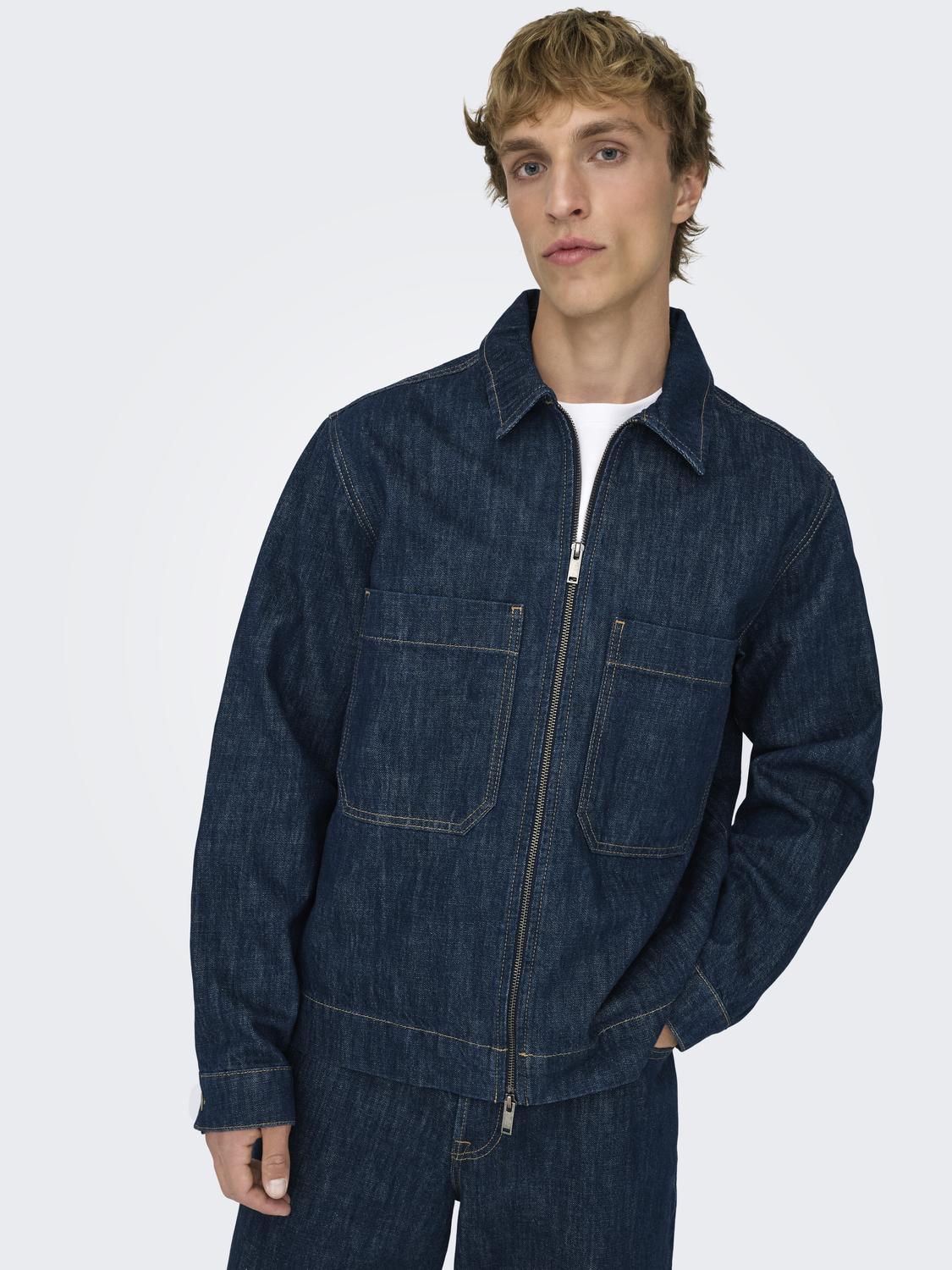 ONSCASSEL DMB RINSE 8541 DOT DNM JACKET - 5